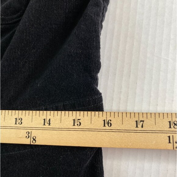 JKLA Womens Black Corduroy Pointed Collar Jacket Size S Outdoor Hiking Grunge - Picture 9 of 11